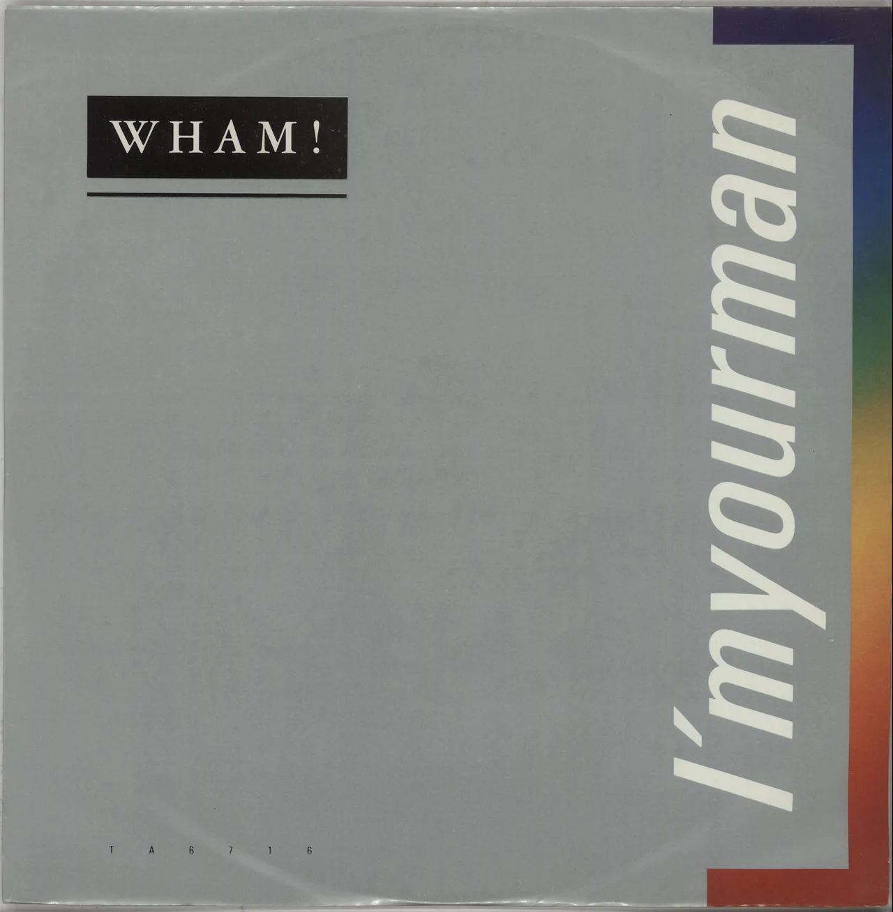 WHAM! - I'M YOUR MAN EXTENDED VERSION VINILO USADO