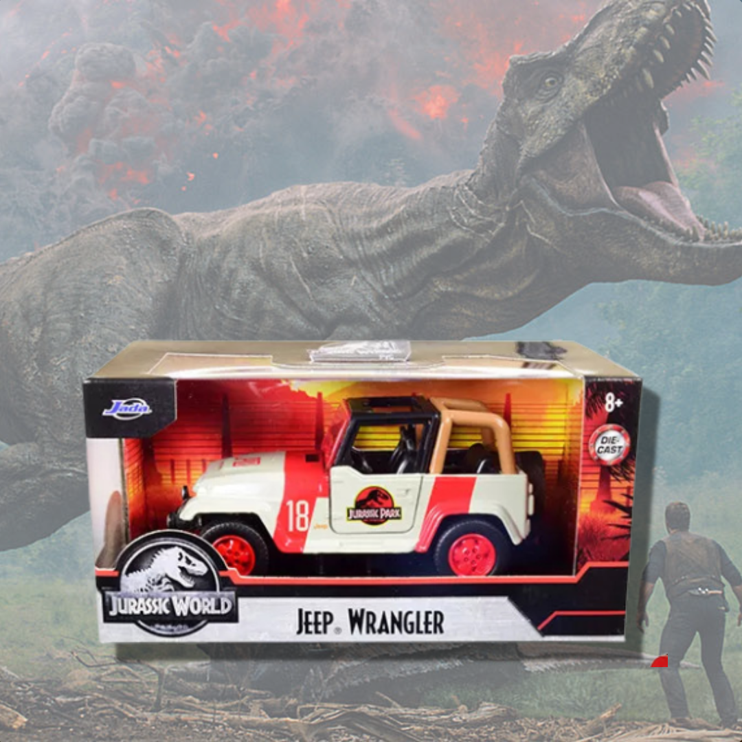 JEEP WRANGLER JURASIC WORD escala 1:32