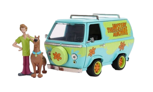 MISTERY MACHINE CON SCOOBY Y SHAGGY escala 1:24