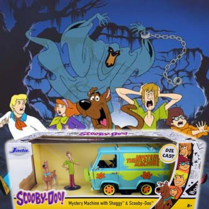 MISTERY MACHINE CON SCOOBY Y SHAGGY escala 1:24