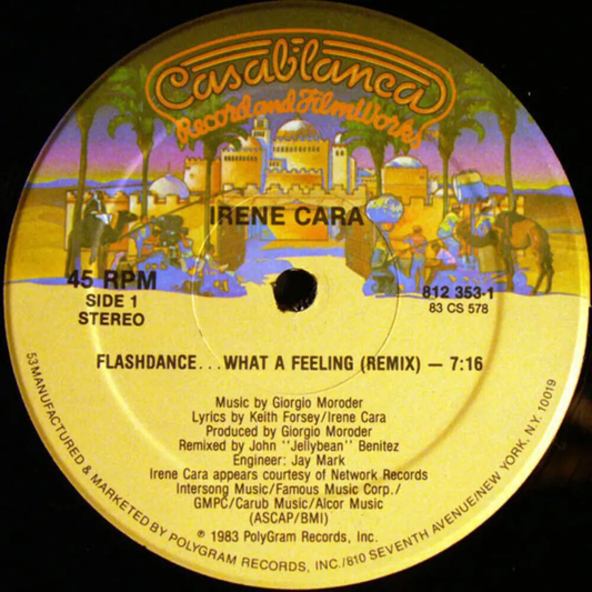 IRENE CARA - WHAT A FEELING Remix USADO